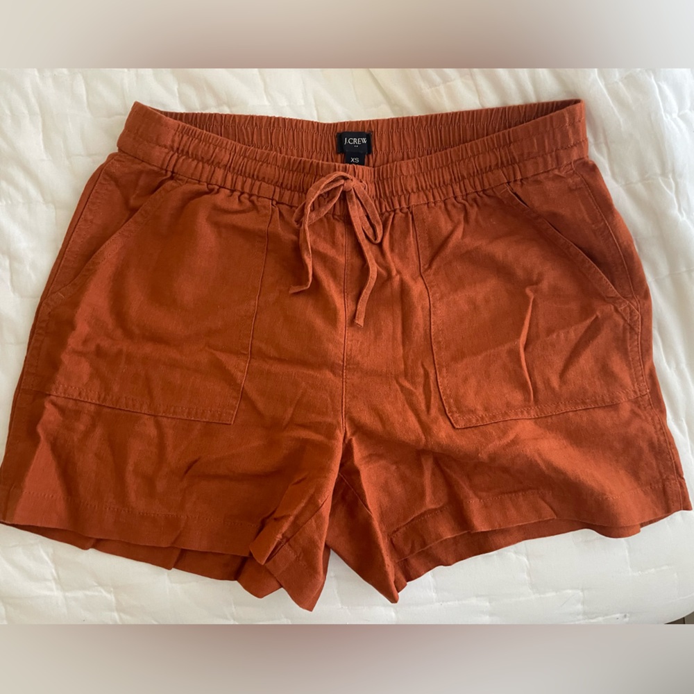 Jcrew linen shorts